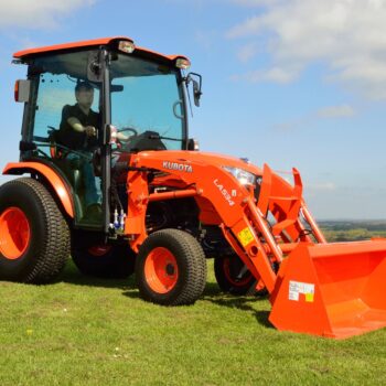 Small Tractor C/W Loader and Cab