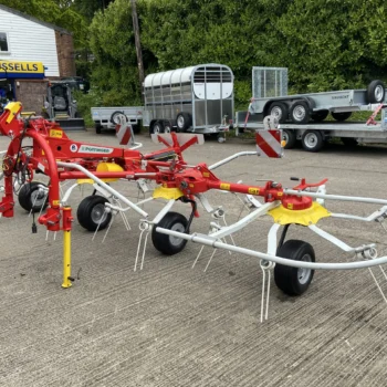 NEW Pottinger HIT 4.54 4 Rotor Tedder For Sale