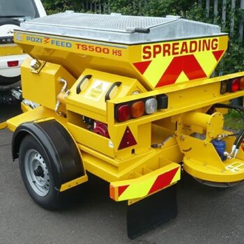 Small Towable Salt Spreader