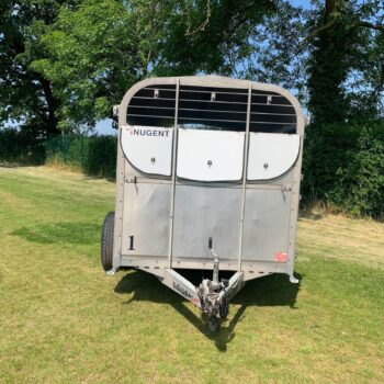 USED Nugent L4138T Livestock Trailer For Sale