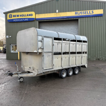 Graham Edwards DM12T Tri-Axle Livestock Trailer For Sale *NO VAT*