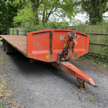 DUE IN: Richard Larrington 30' 18 Ton Flat Trailer For Sale